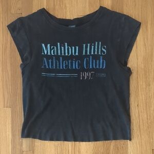 Wild Fable Kids Tee - Black with Blue Print